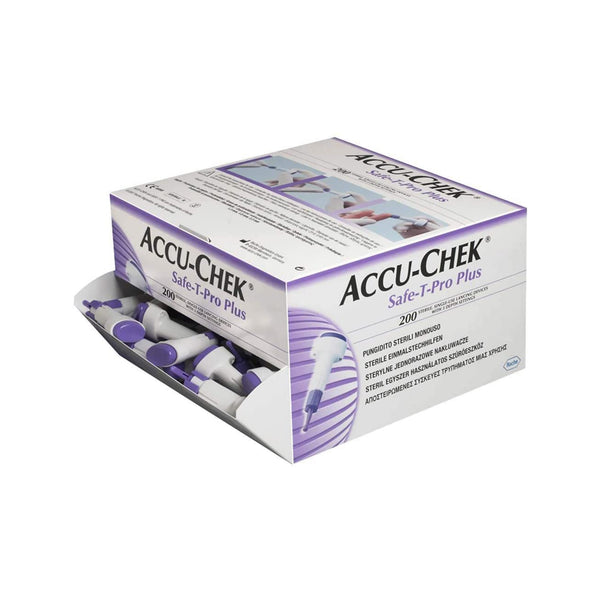 Accu-Chek Safe-T-Pro Plus, 200 lancetas de un solo uso