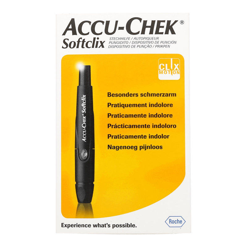 Pluma Accu-Chek Softclix, Kit con 25 Lancetas