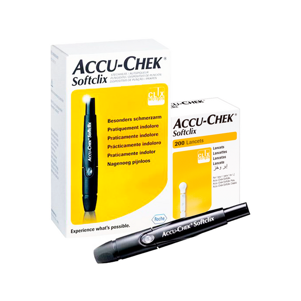 Accu-chek® Softclix, Pluma Disparadora Con 225 Lancetas